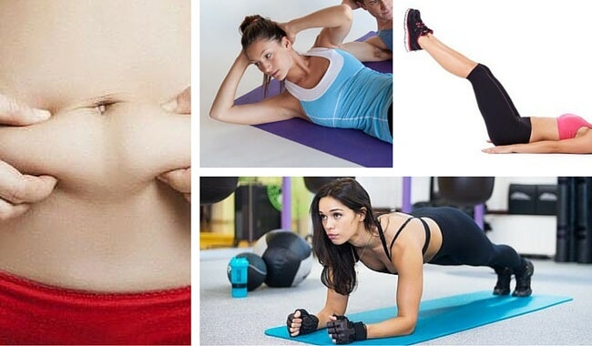 7 simple exercises to burn abdominal fat
